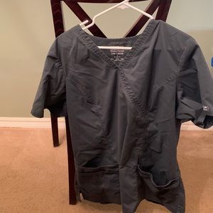 Gray Cherokee Scrub Top